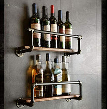 Portabottiglie modello pipeline portabottiglie da parete portabottiglie portabottiglie portabottiglie portabottiglie retrò stile industriale a parete / 80x12x15cm