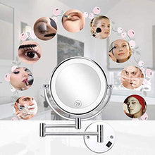 Specchio per Il Trucco/Pieghevole a Parete Bagno e Toilette Bagno e Specchio da Toilette/Specchio di Bellezza Retrattile a Doppia facciata