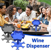 KWY 6 Presa per Dispenser Gratuita distributori rapidi-Dispenser di Vetro e Supporto Bar Party Weekend distributore Cocktail portabottiglie Secchiello da Tavolo