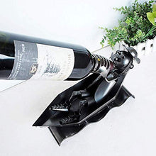 YUXIwang Statua di Cremagliere creative vino, artigianato del ferro, decorazioni for la casa, gesti bere, fatti a mano scultura Bottle Holder Vino contenitore decorazione domestica del mestiere del fe