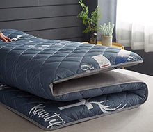 Floor Mattress Futon Mattress,Breathable Fold Futon,Thick Mattress,Double Japanese Sleeping Pad,Soft Futon Floor Mattress,Foldable Roll Up Floor Mattress,Thickness 5cm,A,150x200cm