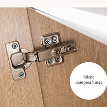 WRRAC-specchio Armadio di stoccaggio a Parete Armadietto per Il Trucco del Bagno con Ripiani Interni a 3 Livelli per vanità, Camera da Letto Soggiorno, Colore del Legno