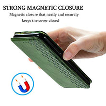 Miagon Samsung Galaxy S20 Ultra Moda Custodia,Retro PU Pelle Cover a Libro Carta Fessura Supporto Stand Magnetica Flip Wallet Case Cover,Verde