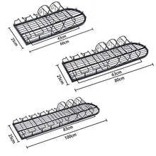 Kiter - Portabottiglie per vino, stile europeo, da appendere, in ferro battuto, stile retrò, per vino, stile retrò, 60 cm