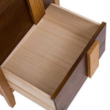 Rebecca Mobili Armadietto Comodino 5 Cassetti Legno Beige Marrone Stile Contemporaneo Camera da Letto Corridoio (cod. RE4659)