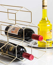 JL Controsoffitto Wine Rack - Porta 6 Bottiglia di Vino for i Vini Bagagli - No Assembly Required - Vino Rack controsoffitto - Piccolo Wine Rack - Bottiglia di Vino Bagagli - Tavolo Wine Rack