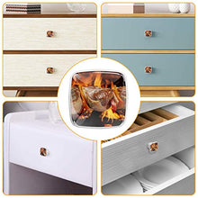 Set di 4 maniglie rotonde per armadio da cucina, credenza, cassettiera, cassettiera, con viti, per cucina, comò, armadietto, bagno, guardaroba, barbecue