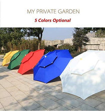 Ombrelloni da giardino ombrellone Ombrellone 7.5ft / 9ft Double Top Ombrellone, Ombra esterna Sdraio for la spiaggia / piscina / Ombrelloni da giardino tondo protezione solare (Colore: Rosso, Dimensio