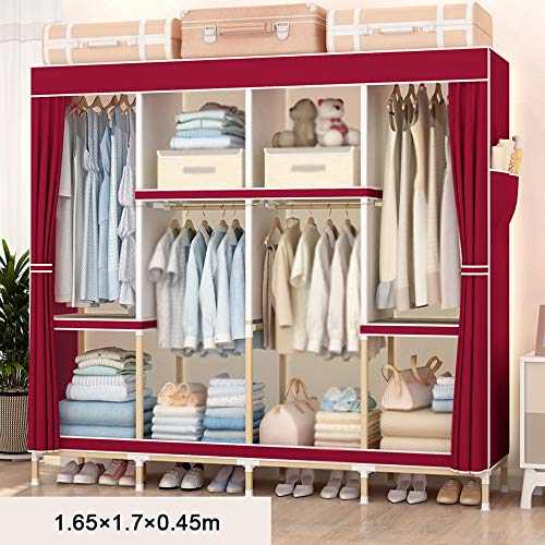 wardrobe Armadio Combinato, Armadio di Montaggio in Legno Massello, Dormitorio della Stanza in Affitto, Camera da Letto Domestica, Armadio Pensile Pieghevole