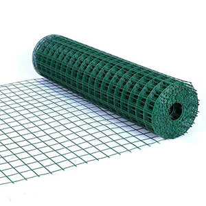 Rotolo Di Rete Per Recinzione, Verde Rivestimento In Vinile Rete Metallica Saldata Maglia 3x3 Cm Diametro Del Filo Di 2,0 Mm Per Uso Domestico, Recinzione Del Giardino, Divisore ( Size : 1x18m )