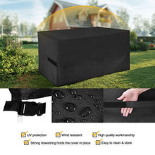 FlyLemon Copertura Tavolo Giardino，Protezioni del Patio Anti-UV Impermeabili in Tessuto 420D Oxford con Dieci Dimensioni. (180 * 120 * 74 cm)