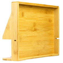 Bamboo Clip - Sul comodino | Tavolino ergonomico salvaspazio | Morsetto per telaio unico in legno | M&W