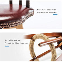 Sgabelli da Bar Moderna Imbottito Tessuto della sede sgabelli da Bar Sedie w Legno/Telaio, Gambe in Legno massello Soggiorno Sala da Pranzo Mobili (Color : Black, Size : 74cm)