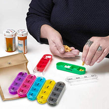 DOITOOL - Contenitore per pillole da viaggio, 28 scomparti per pillole settimanali, per medicine e medicine all'aperto, con borsa