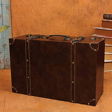 Dfghbn - Set di 3 valigie vintage in stile europeo, stile retrò, per camera da letto, soggiorno, valigia