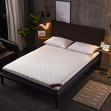 SXZHSM Materassi Letto Futon Materasso Futon Matrimoniale Pieghevole Giapponese Tradizionale Futon Tatami Ultra Morbido per Massaggi Esercizi di Yoga Campeggio Hotel,Blue-0.9 * 1.9m(2.9 * 6.2ft)