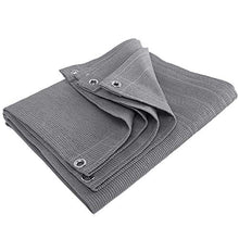 WXQIANG Copertura Parabrezza Grey recinto dello schermo di segretezza, Heavy Duty ombra della copertura del panno del reticolato Mesh for giardino Gazebo, formato personalizzato Protezione solare, iso