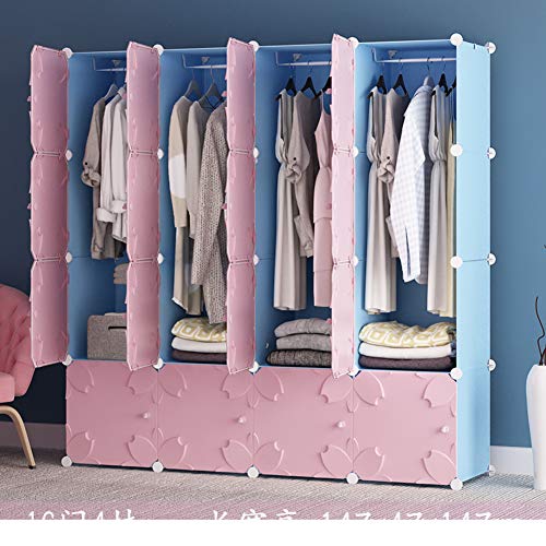 JYXJJKK Armadio Assemblato,Camera da Letto Combinazione di Abbigliamento Magazzino-s