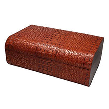 WRJY Scatola per sigari humidor per sigari, con igrometro e armadietto per sigari umidificatore, Rivestimento in Legno di Cedro in Pelle di qualità, Grande capacità può ospitare 36 siga