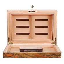 Cigar Box, Cigar Box Idratante Cigar Box Cigar Box Legno di Cedro Cigar Box Piano Vernice Grande capacità può Contenere 100 Alta qualità (Size : 34.5x24x15.5cm)