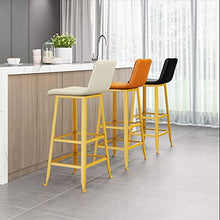 JHBW Sgabelli da Bar, sgabelli da Bar con schienali, sgabelli da Bar con Struttura in Metallo, per Bar, caffè e Bar, 75 cm (30 Pollici)