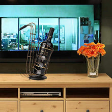 LHQ-HQ Decorazioni Arte Artigianato Saxophone casa cremagliera del Vino Decorazione in Ferro battuto Cucina di Raffreddamento di Vino del Desktop