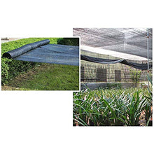 XIAOXIAO Rete ombreggiata Maglia da Sole Nera Rete Resistente Ai Raggi UV Sunblock Shade Net Schermatura di Protezione for Recinzione for Balcone Giardino Recinzione Schermante (Size : 4x6m)