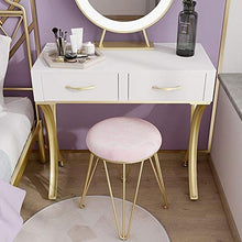 X.Home.Bar stool Trucco delle Famiglie Sgabello, Soggiorno Divano Sgabello Porta d'ingresso del Pattino Modifica Sgabello di Bellezza Sgabello (Color : White)