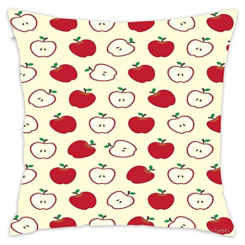 N\A Federa per Cuscino con Motivo a Immagine di Apple, Cuscino per Cuscini Cuscino per Esterni Patio Giardino Picnic Decor Indoor Outdoor