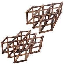 Tellaboull for Scaffale per Vini in Legno Classico di Alta qualità Portavasi per Bottiglie da 3/6/10 Supporto per mensole da Cucina con Barra di Alta qualità Elegante