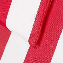 Relaxdays, Rosso Set 2 sedie, Sdraio Mare con Porta bevande, in Bambù, Braccioli, Richiudibile, Poliestere