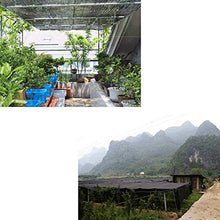 Shade net Reti per ombrelloni da Esterno, Rete ombreggiante per Balcone sul Tetto a 8 Pin, Materiali ecologici di Alta qualità, Rete per Ombra per Fiori, Nero