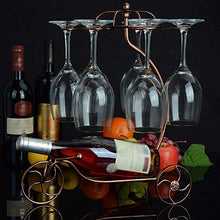 LHQ-HQ porta bicchiere di vino creativo vino in ferro battuto europeo vino rack cremagliera bicchiere di vino creativo, Bottiglia d'epoca Rack Magazzinaggio for Cucina Soggiorno Holder Display, comple