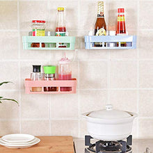 Sunnyflowk - Mensola adesiva da bagno con barra a torre, per doccia, cucina, WC, montaggio a parete (verde)