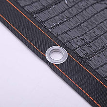 XIAOXIAO Rete ombreggiata Maglia da Sole Nera Rete Resistente Ai Raggi UV Sunblock Shade Net Schermatura di Protezione for Recinzione for Balcone Giardino Recinzione Schermante (Size : 4x6m)