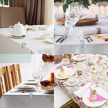 QASIMOF - Clip decorative per tovaglia, 6 pezzi, in acciaio INOX ispessito, per picnic, matrimoni, campeggio, feste