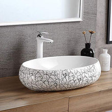 Feixunfan Lavabo Bagno Nordic Semplice in Bianco E Nero A Strisce Armadietto di Vanità Bagno in Ceramica Possono Essere Utilizzati for I Pasti Soggiorno per Il Ristorante Dell'hotel