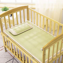 MBY Materassino in bambù, Culla Bambini Seta Ghiacciata Malacca Sedili Doppia Faccia Scuola Materna Pisolino Speciale Stuoia di Paglia (Size : 70×130cm)