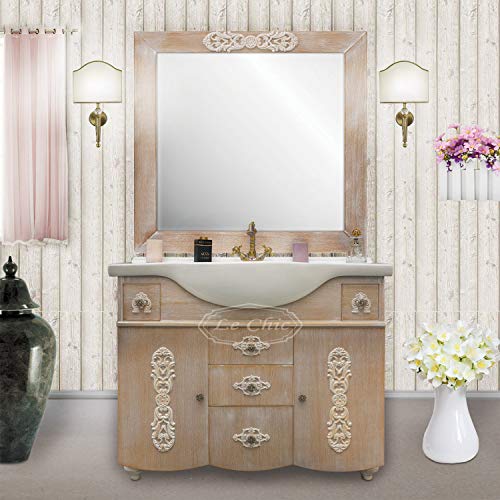 SHOP CHIC MOBILE BAGNO CON LAVABO IN LEGNO PROVENZALE MASSICCIO