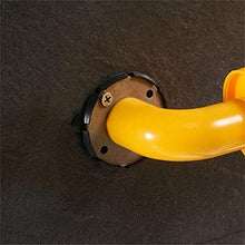 Sgabelli da Bagno Pieghevoli fissati al Muro per impieghi gravosi Sgabelli da Doccia, bagni Sedie Pieghevoli in Acciaio Inossidabile Portante 200 kg 0114 (Colore: Giallo)
