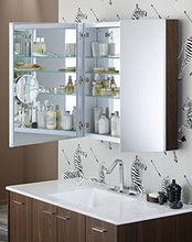 KOHLER K-99009-NA Verdera, armadietto per medicinali a chiusura lenta, con specchio d'ingrandimento da 34" x 30"