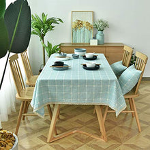 WSJIABIN Tovaglia Arredamento casa Moderna Minimalista Verde Spesso Plaid Copertura Asciugamano Soggiorno Camera da Letto tovaglia di Lino tovaglia