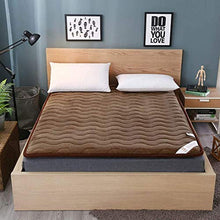 HKX Tappetino, futon Tradizionale Flanella Un Sacco di Materasso Futon Spesso Topper-C 180x200 cm (71x79 Pollici)
