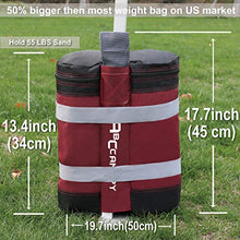 ABCCANOPY - Set di 4 sacchi per pesi per gazebo pop-up di qualità industriale, super resistenti