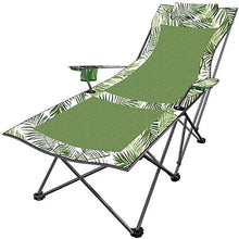 Lettini da sole Poltrone reclinabili, sdraio da giardino e poltrone reclinabili Motivo a foglie verdi Lettino prendisole Mobili da esterno Lettino pieghevole per spiaggia Piscina Patio Campeggio Nessu