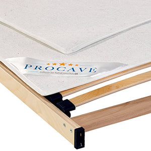 PROCAVE | Coprirete in Feltro di Alta qualità per Struttura a doghe | coprirete Protettivo | Coprirete Traspirante in Feltro all’ago | Made in Germany | 180x200 cm