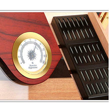 Zhongwei - scatola di sigari Armadietto per sigari - sigaro umidificatore di legno di sigaro scatola di sigari di legno di cedro umidificante armadietto idratante sigaro scatola di sigari di grande ca