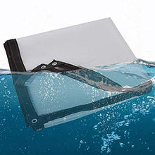 MHBGX Impermeabile Copertina Tarp Incatramata, Parasole Net, Ombra Panno, Tarpaulintransparent Impermeabile Spessa Fogli Di Plastica a Prova Di Pioggia Tenda Panno Antivento Tarp 120G / M²,a,2 * 3M
