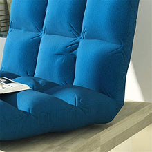MICEROSHE Comodo Divano Sedia Sedie Regolabili per la Posizione di casa (Colore : Blu, Dimensione : L:105 * 52 * 10CM)