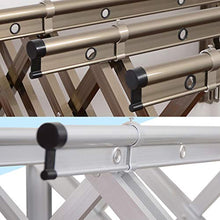 ZXZY Clothes Airer Stendino a Parete, Pieghevole Estensibile   Stendibiancheria, Asciugatrice Stendibiancheria Portabiancheria, Portasciugamani per Bagno, Balcone Washingline (Color : Silver)
